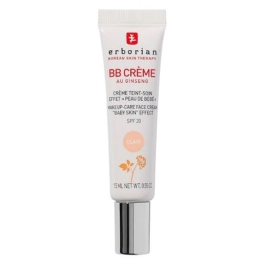 BB Крем Клеар з тонуючим ефектом / Erborian BB Cream Clair Makeup-Care Face Cream "Baby skin effect", 15 ml