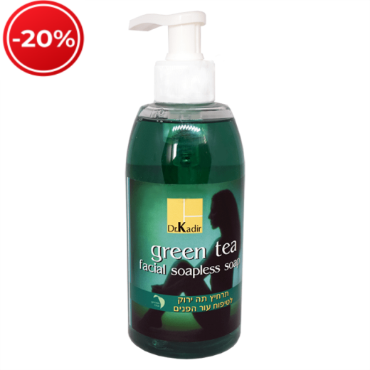 Гель для очищення шкіри Зелений чай / Dr. Kadir Green Tea-Soapless Soap (Pump), 330 ml
