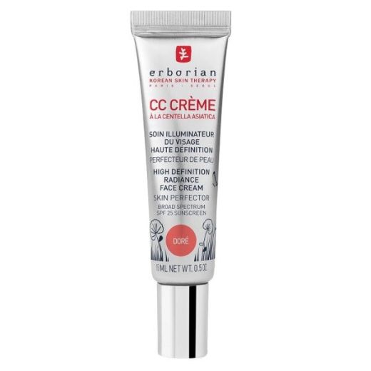 СС крем "Контроль кольору" Доре / Erborian Dore High Definition Radiance Face Cream Skin Perfector, 15 ml