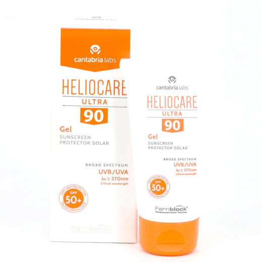 Сонцезахисний гель для комбінованої та жирної шкіри обличчя / Cantabria Labs Heliocare Ultra Gel 90 SPF 50, 50 ml