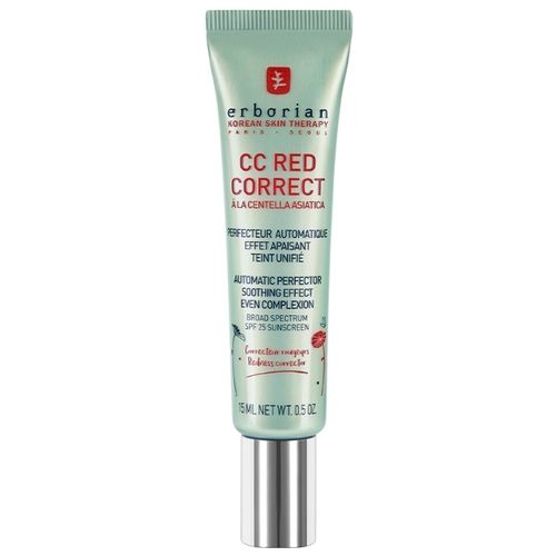 СС коригуючий крем для обличчя / Erborian CC Red Correct, 15 ml