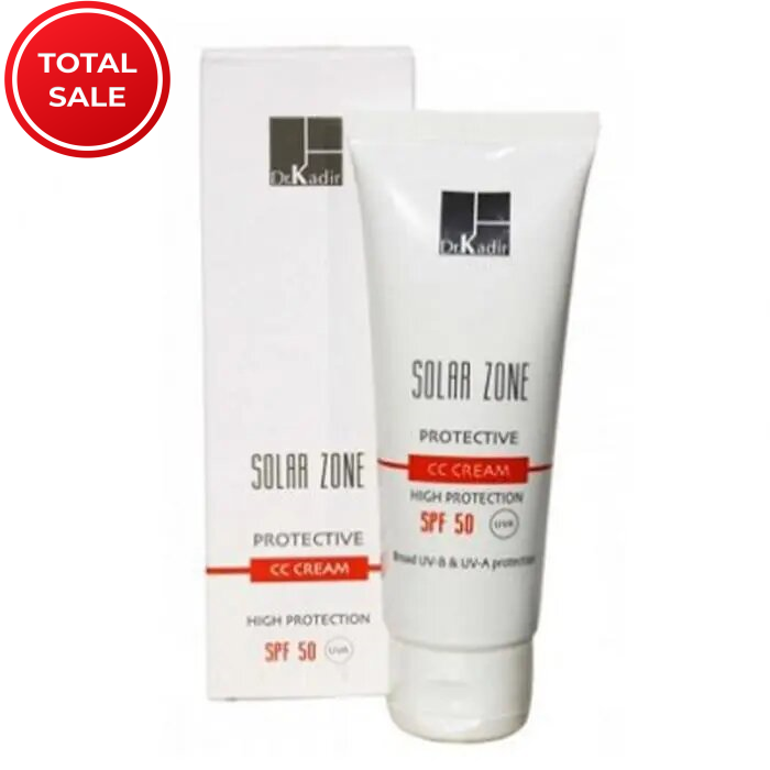 Зволожуючий сонцезахисний крем з тоном SPF-50+ / Dr. Kadir Solar Zone Protective CC Cream SPF 50, 75 ml